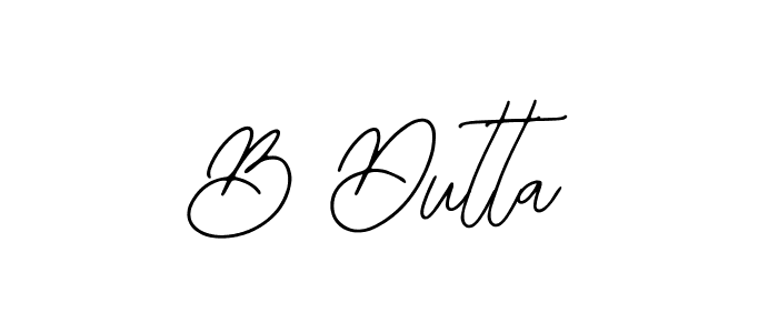 Make a beautiful signature design for name B Dutta. Use this online signature maker to create a handwritten signature for free. B Dutta signature style 12 images and pictures png