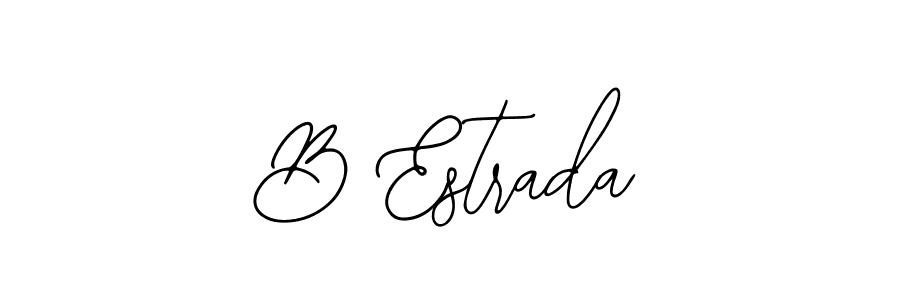 Use a signature maker to create a handwritten signature online. With this signature software, you can design (Bearetta-2O07w) your own signature for name B Estrada. B Estrada signature style 12 images and pictures png