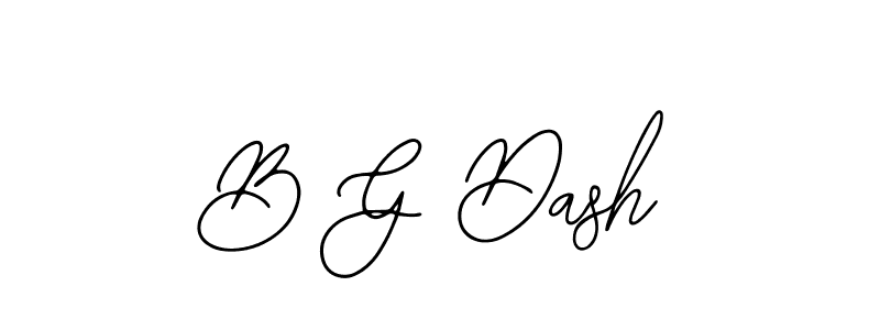 How to Draw B G Dash signature style? Bearetta-2O07w is a latest design signature styles for name B G Dash. B G Dash signature style 12 images and pictures png