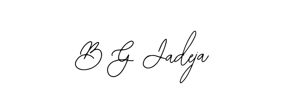 Best and Professional Signature Style for B G Jadeja. Bearetta-2O07w Best Signature Style Collection. B G Jadeja signature style 12 images and pictures png