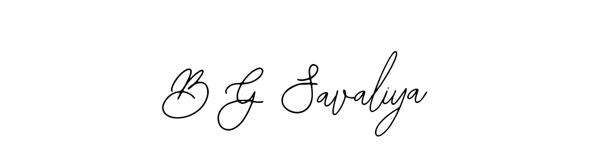 Bearetta-2O07w is a professional signature style that is perfect for those who want to add a touch of class to their signature. It is also a great choice for those who want to make their signature more unique. Get B G Savaliya name to fancy signature for free. B G Savaliya signature style 12 images and pictures png