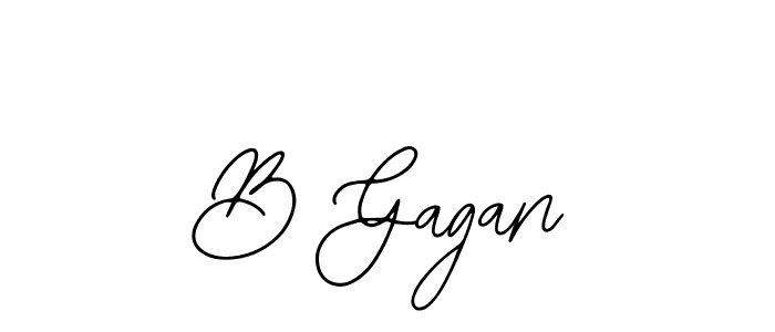 Make a beautiful signature design for name B Gagan. With this signature (Bearetta-2O07w) style, you can create a handwritten signature for free. B Gagan signature style 12 images and pictures png
