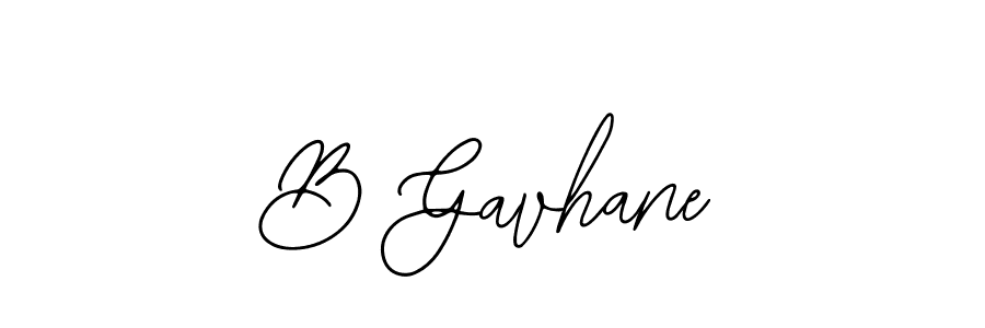 Also You can easily find your signature by using the search form. We will create B Gavhane name handwritten signature images for you free of cost using Bearetta-2O07w sign style. B Gavhane signature style 12 images and pictures png