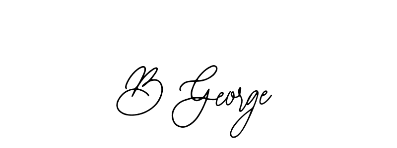 How to make B George signature? Bearetta-2O07w is a professional autograph style. Create handwritten signature for B George name. B George signature style 12 images and pictures png