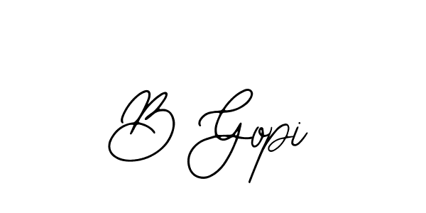 You can use this online signature creator to create a handwritten signature for the name B Gopi. This is the best online autograph maker. B Gopi signature style 12 images and pictures png
