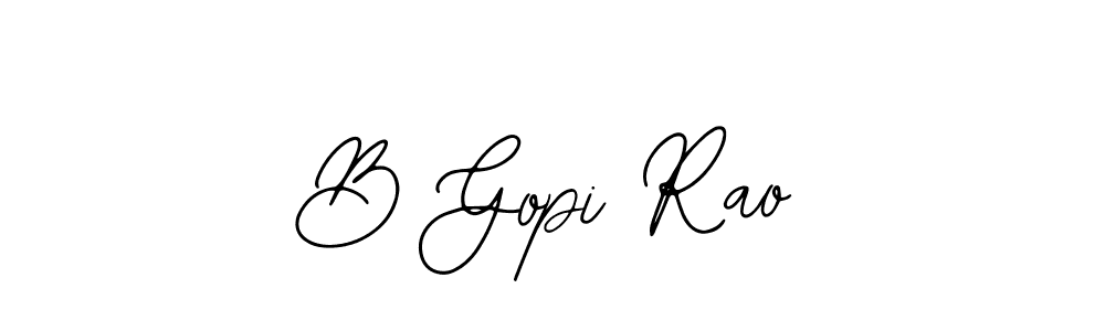 Make a beautiful signature design for name B Gopi Rao. With this signature (Bearetta-2O07w) style, you can create a handwritten signature for free. B Gopi Rao signature style 12 images and pictures png