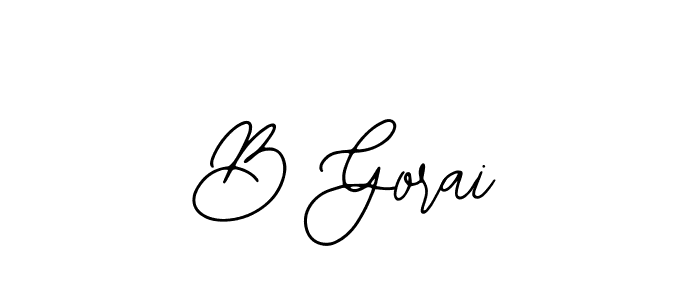 if you are searching for the best signature style for your name B Gorai. so please give up your signature search. here we have designed multiple signature styles  using Bearetta-2O07w. B Gorai signature style 12 images and pictures png