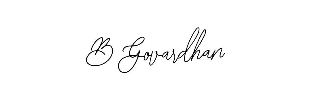 Also You can easily find your signature by using the search form. We will create B Govardhan name handwritten signature images for you free of cost using Bearetta-2O07w sign style. B Govardhan signature style 12 images and pictures png