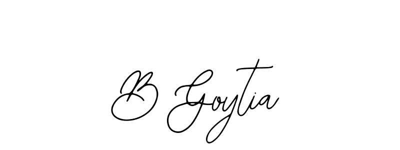 if you are searching for the best signature style for your name B Goytia. so please give up your signature search. here we have designed multiple signature styles  using Bearetta-2O07w. B Goytia signature style 12 images and pictures png