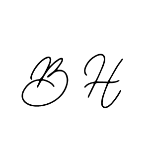 Make a beautiful signature design for name B H. With this signature (Bearetta-2O07w) style, you can create a handwritten signature for free. B H signature style 12 images and pictures png