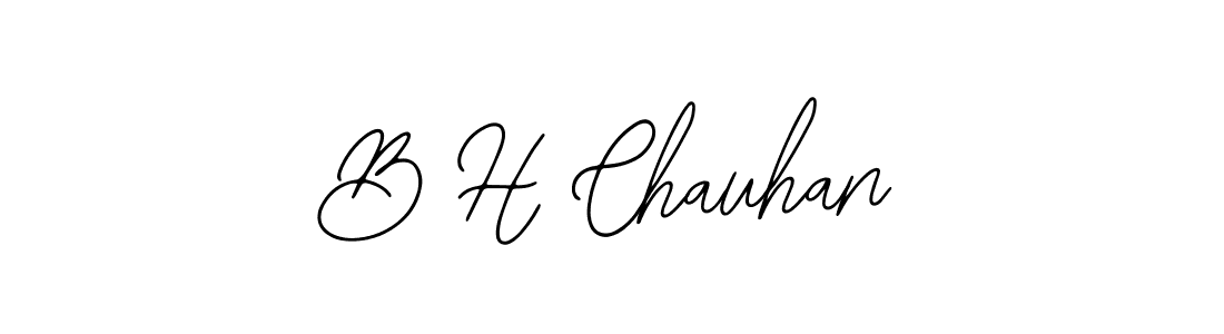 Also we have B H Chauhan name is the best signature style. Create professional handwritten signature collection using Bearetta-2O07w autograph style. B H Chauhan signature style 12 images and pictures png