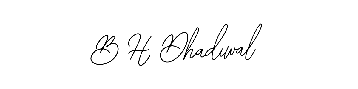 How to make B H Dhadiwal signature? Bearetta-2O07w is a professional autograph style. Create handwritten signature for B H Dhadiwal name. B H Dhadiwal signature style 12 images and pictures png