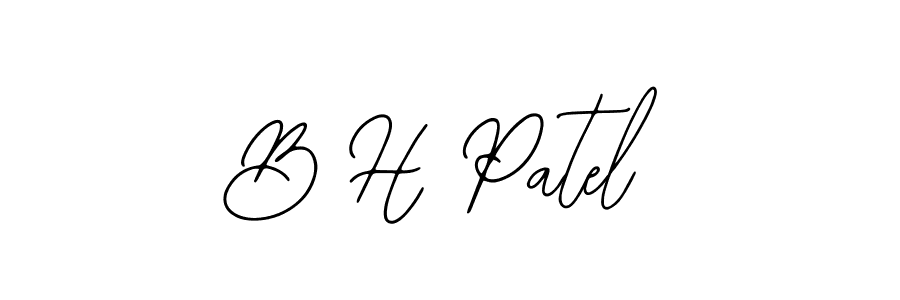 Also we have B H Patel name is the best signature style. Create professional handwritten signature collection using Bearetta-2O07w autograph style. B H Patel signature style 12 images and pictures png