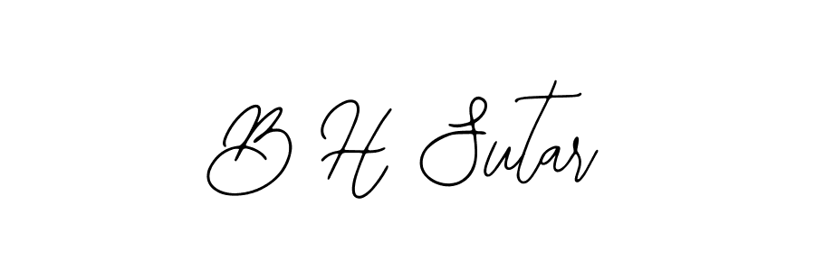 This is the best signature style for the B H Sutar name. Also you like these signature font (Bearetta-2O07w). Mix name signature. B H Sutar signature style 12 images and pictures png