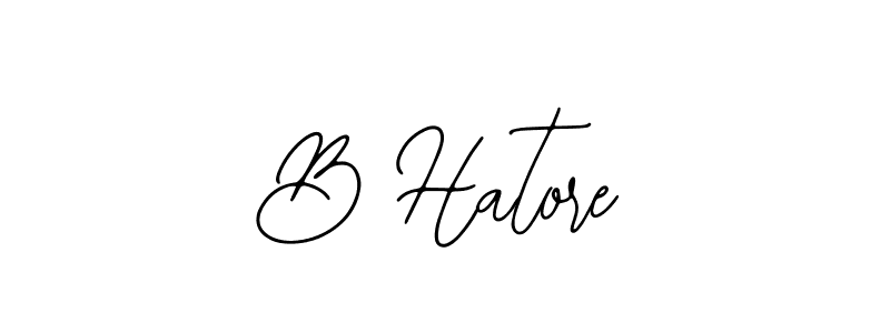 Use a signature maker to create a handwritten signature online. With this signature software, you can design (Bearetta-2O07w) your own signature for name B Hatore. B Hatore signature style 12 images and pictures png