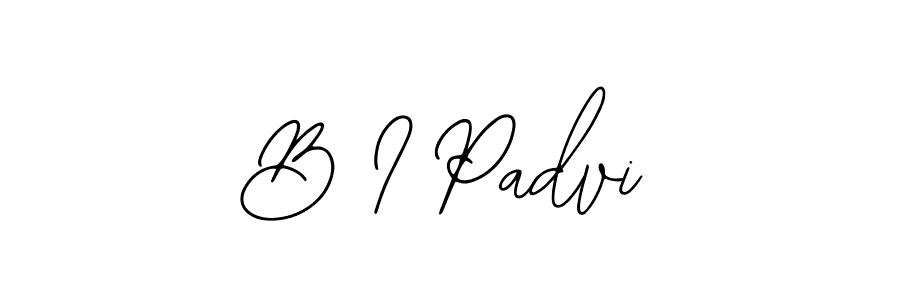 The best way (Bearetta-2O07w) to make a short signature is to pick only two or three words in your name. The name B I Padvi include a total of six letters. For converting this name. B I Padvi signature style 12 images and pictures png