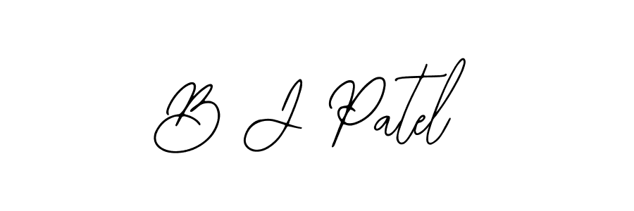 Also we have B J Patel name is the best signature style. Create professional handwritten signature collection using Bearetta-2O07w autograph style. B J Patel signature style 12 images and pictures png