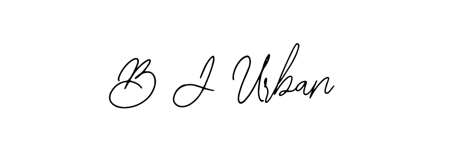 Use a signature maker to create a handwritten signature online. With this signature software, you can design (Bearetta-2O07w) your own signature for name B J Urban. B J Urban signature style 12 images and pictures png