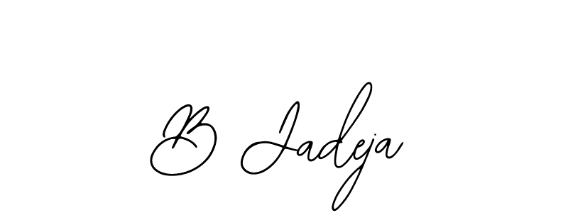 Similarly Bearetta-2O07w is the best handwritten signature design. Signature creator online .You can use it as an online autograph creator for name B Jadeja. B Jadeja signature style 12 images and pictures png