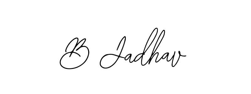How to Draw B Jadhav signature style? Bearetta-2O07w is a latest design signature styles for name B Jadhav. B Jadhav signature style 12 images and pictures png