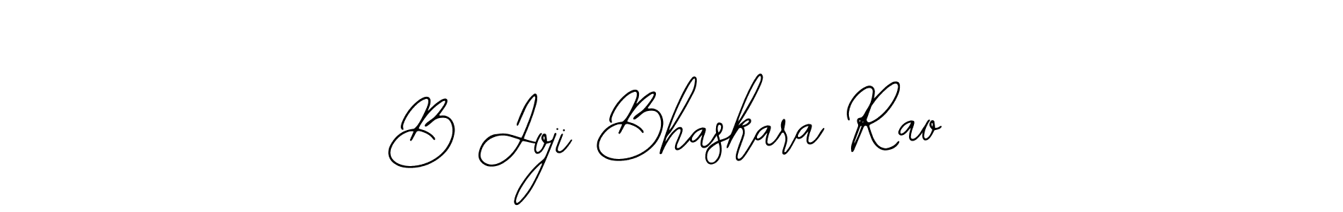 How to make B Joji Bhaskara Rao name signature. Use Bearetta-2O07w style for creating short signs online. This is the latest handwritten sign. B Joji Bhaskara Rao signature style 12 images and pictures png