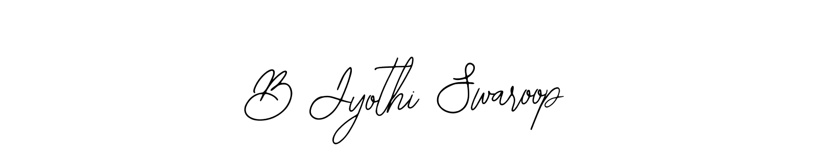 Bearetta-2O07w is a professional signature style that is perfect for those who want to add a touch of class to their signature. It is also a great choice for those who want to make their signature more unique. Get B Jyothi Swaroop name to fancy signature for free. B Jyothi Swaroop signature style 12 images and pictures png