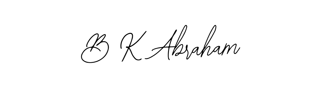 Make a beautiful signature design for name B K Abraham. Use this online signature maker to create a handwritten signature for free. B K Abraham signature style 12 images and pictures png