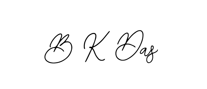 How to make B K Das signature? Bearetta-2O07w is a professional autograph style. Create handwritten signature for B K Das name. B K Das signature style 12 images and pictures png