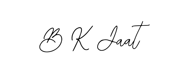 You should practise on your own different ways (Bearetta-2O07w) to write your name (B K Jaat) in signature. don't let someone else do it for you. B K Jaat signature style 12 images and pictures png