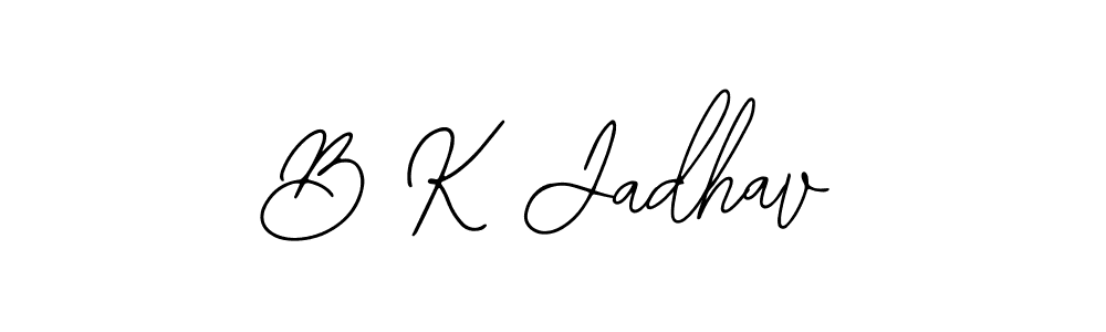 Make a beautiful signature design for name B K Jadhav. Use this online signature maker to create a handwritten signature for free. B K Jadhav signature style 12 images and pictures png