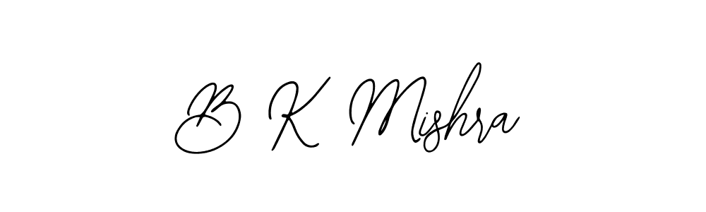 Make a beautiful signature design for name B K Mishra. With this signature (Bearetta-2O07w) style, you can create a handwritten signature for free. B K Mishra signature style 12 images and pictures png