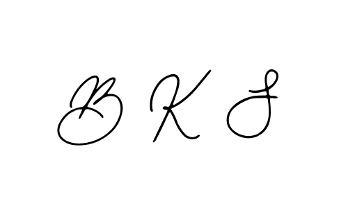 Use a signature maker to create a handwritten signature online. With this signature software, you can design (Bearetta-2O07w) your own signature for name B K S. B K S signature style 12 images and pictures png