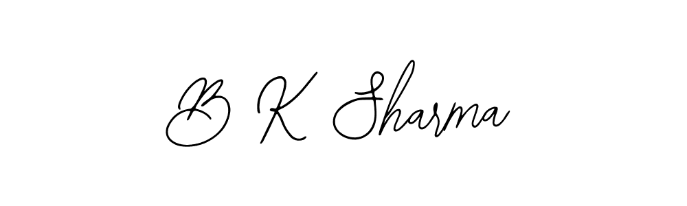 if you are searching for the best signature style for your name B K Sharma. so please give up your signature search. here we have designed multiple signature styles  using Bearetta-2O07w. B K Sharma signature style 12 images and pictures png