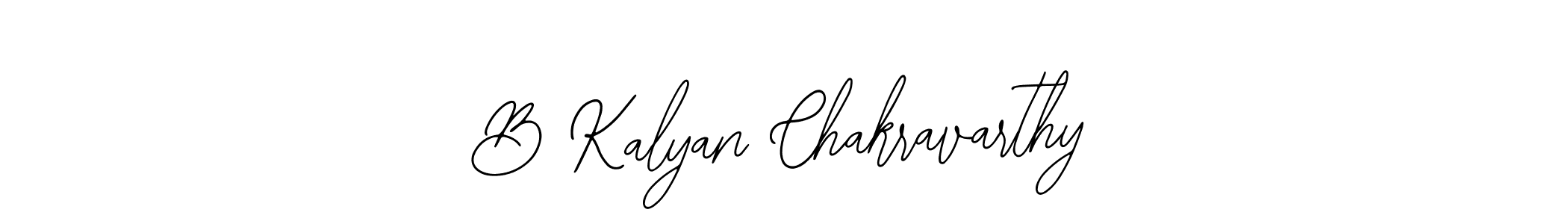 Make a beautiful signature design for name B Kalyan Chakravarthy. Use this online signature maker to create a handwritten signature for free. B Kalyan Chakravarthy signature style 12 images and pictures png