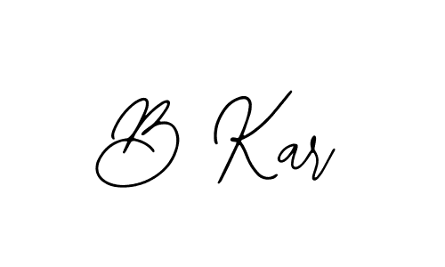 The best way (Bearetta-2O07w) to make a short signature is to pick only two or three words in your name. The name B Kar include a total of six letters. For converting this name. B Kar signature style 12 images and pictures png