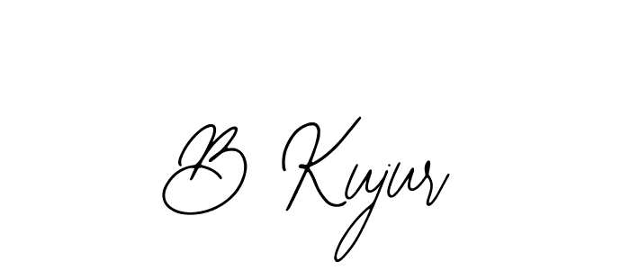 How to make B Kujur name signature. Use Bearetta-2O07w style for creating short signs online. This is the latest handwritten sign. B Kujur signature style 12 images and pictures png