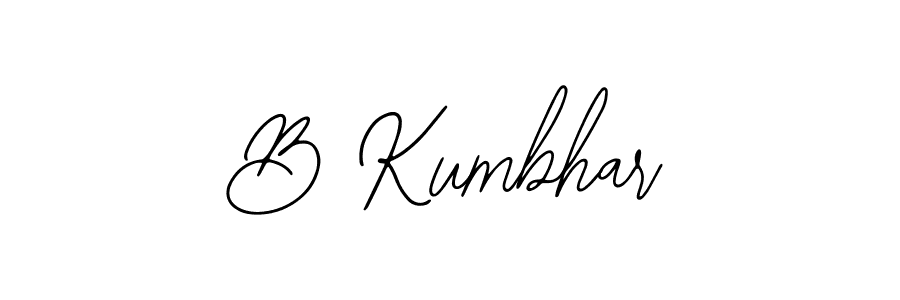 How to Draw B Kumbhar signature style? Bearetta-2O07w is a latest design signature styles for name B Kumbhar. B Kumbhar signature style 12 images and pictures png