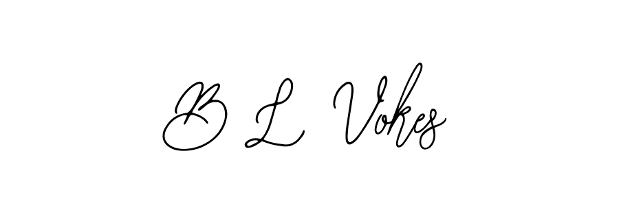 Once you've used our free online signature maker to create your best signature Bearetta-2O07w style, it's time to enjoy all of the benefits that B L Vokes name signing documents. B L Vokes signature style 12 images and pictures png