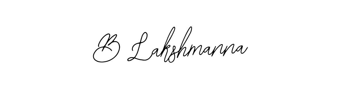 Use a signature maker to create a handwritten signature online. With this signature software, you can design (Bearetta-2O07w) your own signature for name B Lakshmanna. B Lakshmanna signature style 12 images and pictures png