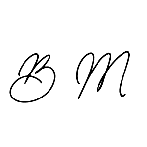 Create a beautiful signature design for name B M. With this signature (Bearetta-2O07w) fonts, you can make a handwritten signature for free. B M signature style 12 images and pictures png