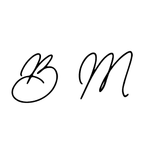 Create a beautiful signature design for name B M. With this signature (Bearetta-2O07w) fonts, you can make a handwritten signature for free. B M signature style 12 images and pictures png