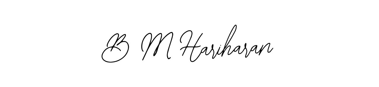 It looks lik you need a new signature style for name B M Hariharan. Design unique handwritten (Bearetta-2O07w) signature with our free signature maker in just a few clicks. B M Hariharan signature style 12 images and pictures png