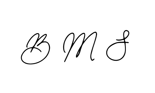 Make a beautiful signature design for name B M S. With this signature (Bearetta-2O07w) style, you can create a handwritten signature for free. B M S signature style 12 images and pictures png