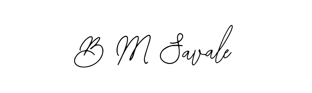 Also You can easily find your signature by using the search form. We will create B M Savale name handwritten signature images for you free of cost using Bearetta-2O07w sign style. B M Savale signature style 12 images and pictures png