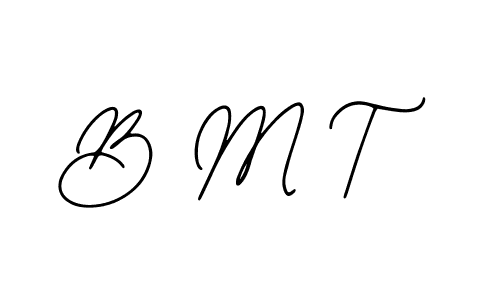 Make a beautiful signature design for name B M T. With this signature (Bearetta-2O07w) style, you can create a handwritten signature for free. B M T signature style 12 images and pictures png