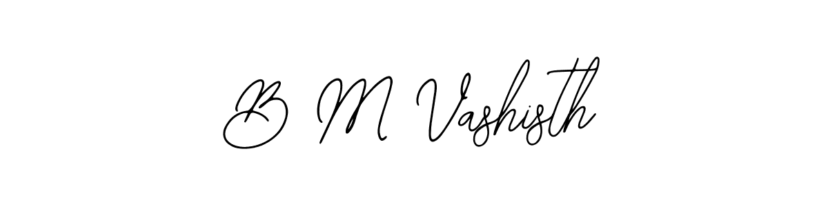 Use a signature maker to create a handwritten signature online. With this signature software, you can design (Bearetta-2O07w) your own signature for name B M Vashisth. B M Vashisth signature style 12 images and pictures png