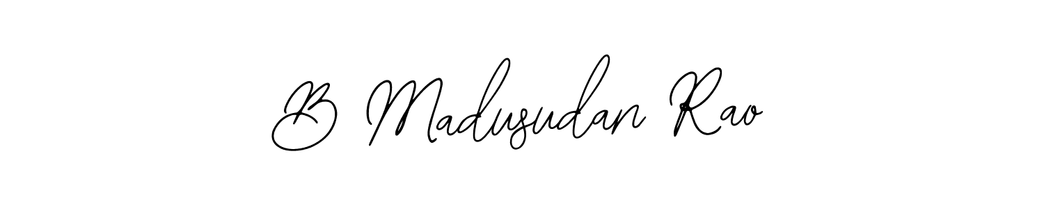Also You can easily find your signature by using the search form. We will create B Madusudan Rao name handwritten signature images for you free of cost using Bearetta-2O07w sign style. B Madusudan Rao signature style 12 images and pictures png