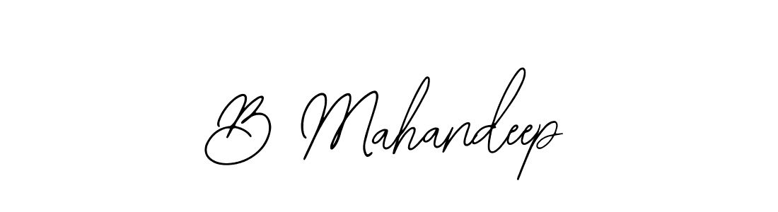 How to make B Mahandeep signature? Bearetta-2O07w is a professional autograph style. Create handwritten signature for B Mahandeep name. B Mahandeep signature style 12 images and pictures png