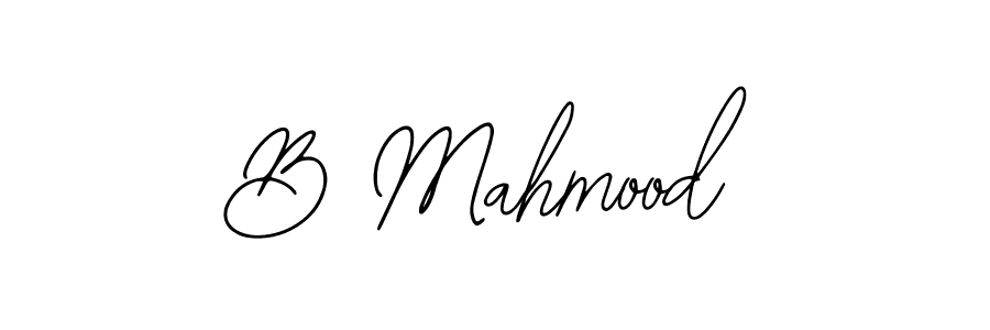 The best way (Bearetta-2O07w) to make a short signature is to pick only two or three words in your name. The name B Mahmood include a total of six letters. For converting this name. B Mahmood signature style 12 images and pictures png