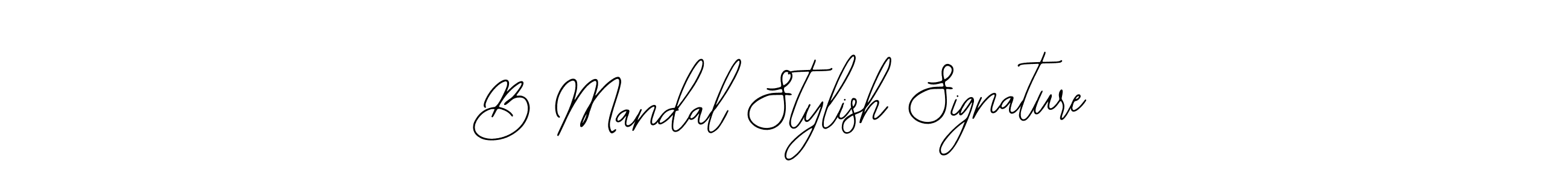 Also You can easily find your signature by using the search form. We will create B Mandal Stylish Signature name handwritten signature images for you free of cost using Bearetta-2O07w sign style. B Mandal Stylish Signature signature style 12 images and pictures png